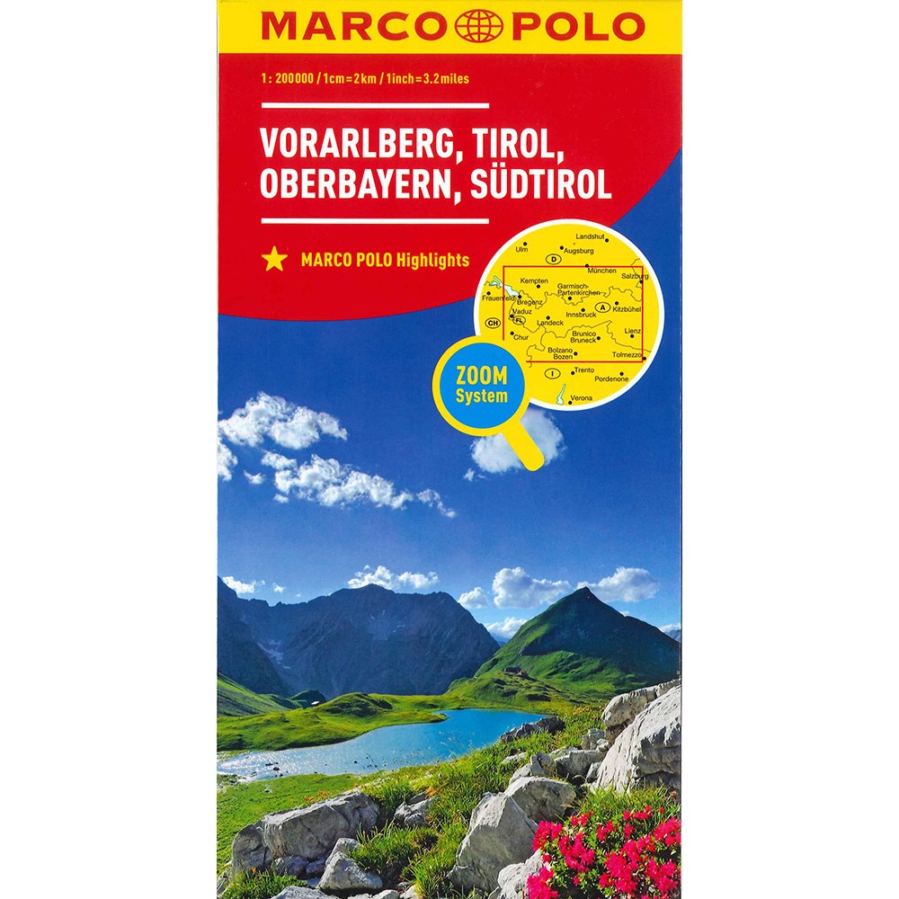 3 Österrike Vorarlberg, Tirol, Oberbayern, Südtirol Marco Polo
